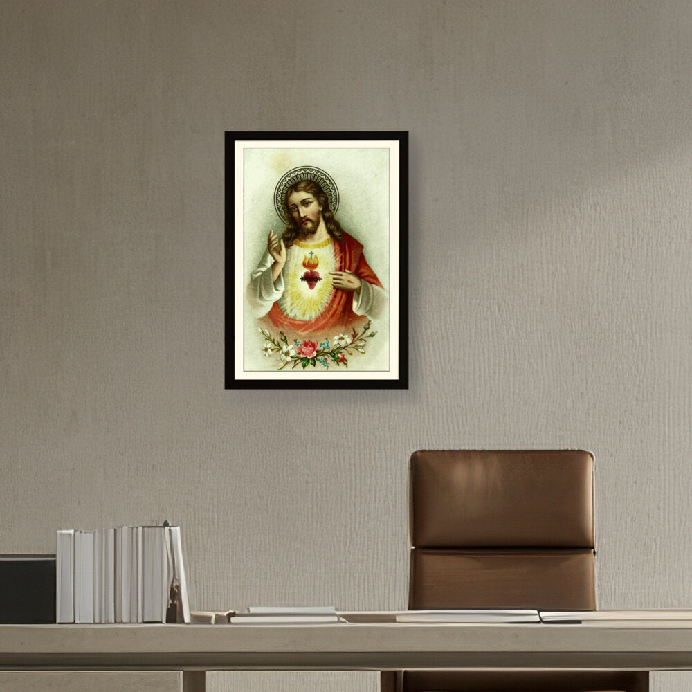 Jesus ƒ??Love One Anotherƒ?? - WALL MOUNT FRAME