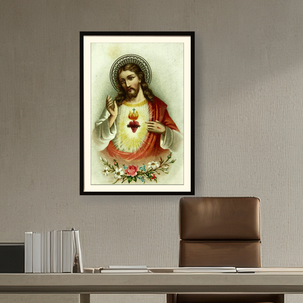 Jesus ƒ??Love One Anotherƒ?? - WALL MOUNT FRAME
