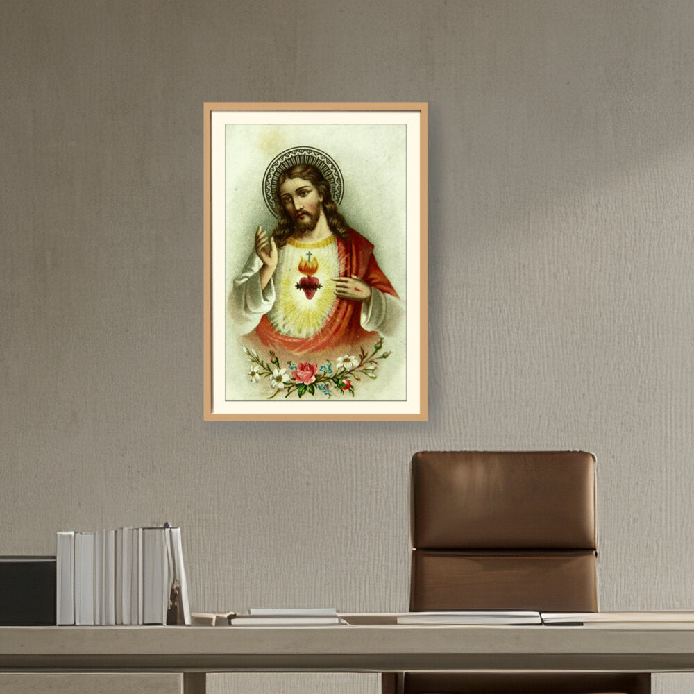 Jesus ƒ??Love One Anotherƒ?? - WALL MOUNT FRAME