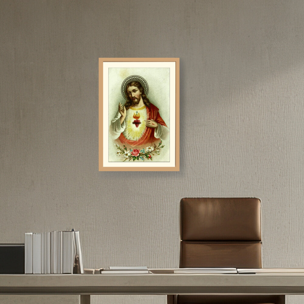 Jesus ƒ??Love One Anotherƒ?? - WALL MOUNT FRAME