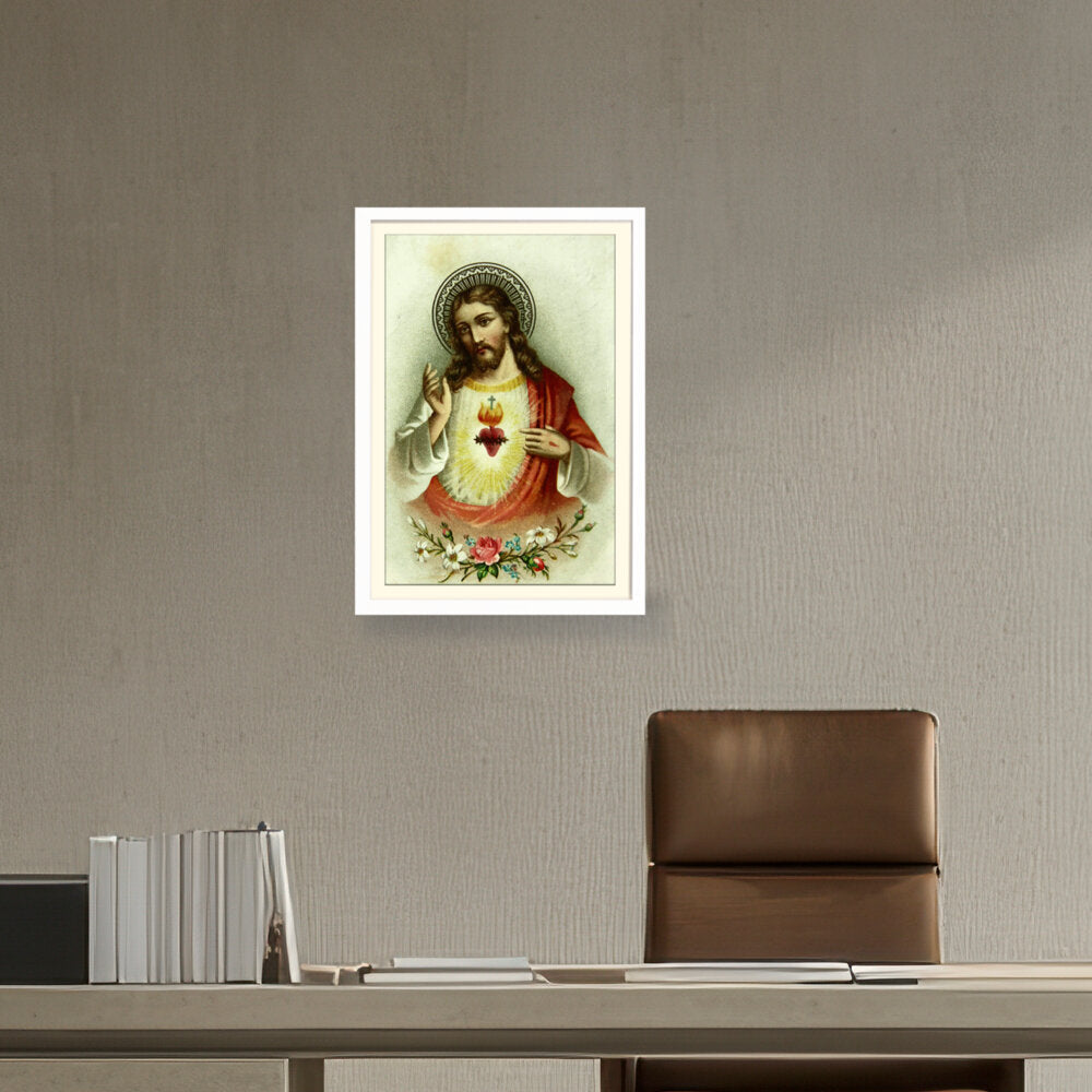 Jesus ƒ??Love One Anotherƒ?? - WALL MOUNT FRAME