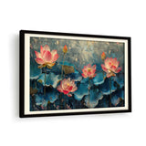 Water Lily Wall Art - WALL MOUNT FRAME