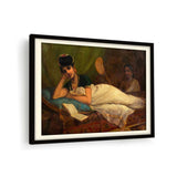 Reclining Nair Lady - WALL MOUNT FRAME