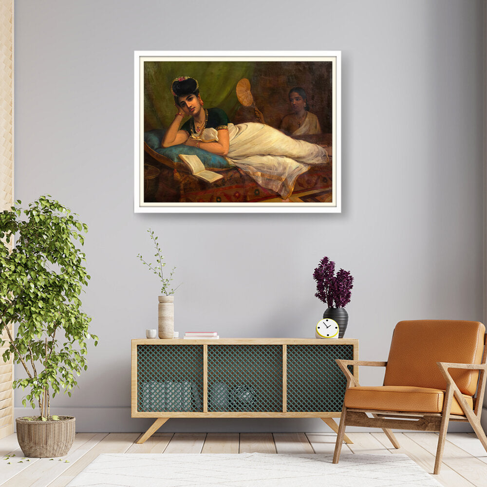 Reclining Nair Lady - WALL MOUNT FRAME