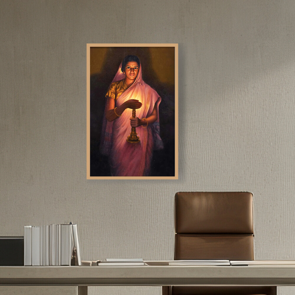 Glow Of Hope - Framed Canvas