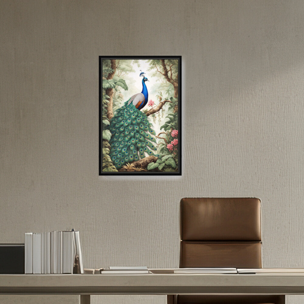 Peacock - FLOATING FRAME