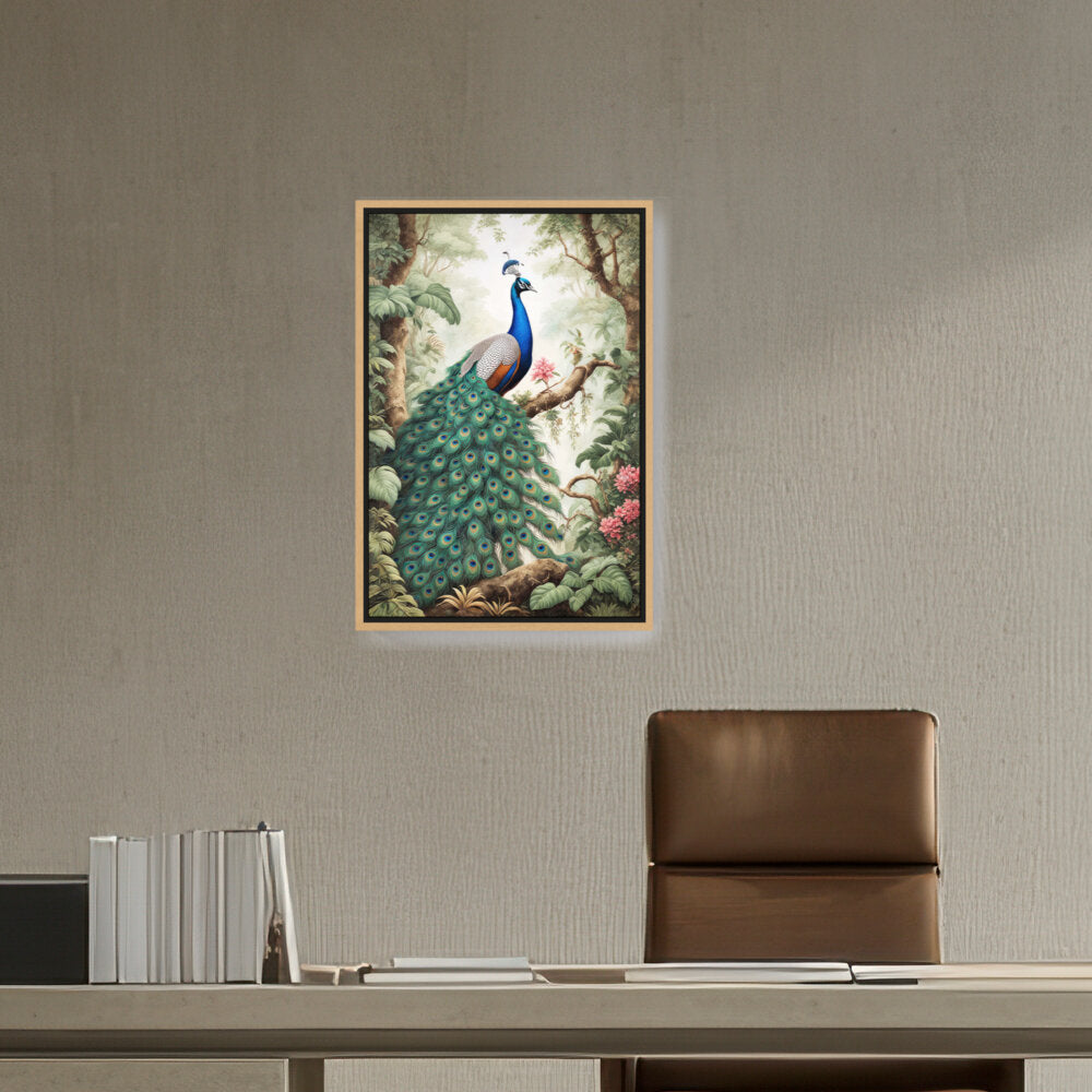 Peacock - FLOATING FRAME
