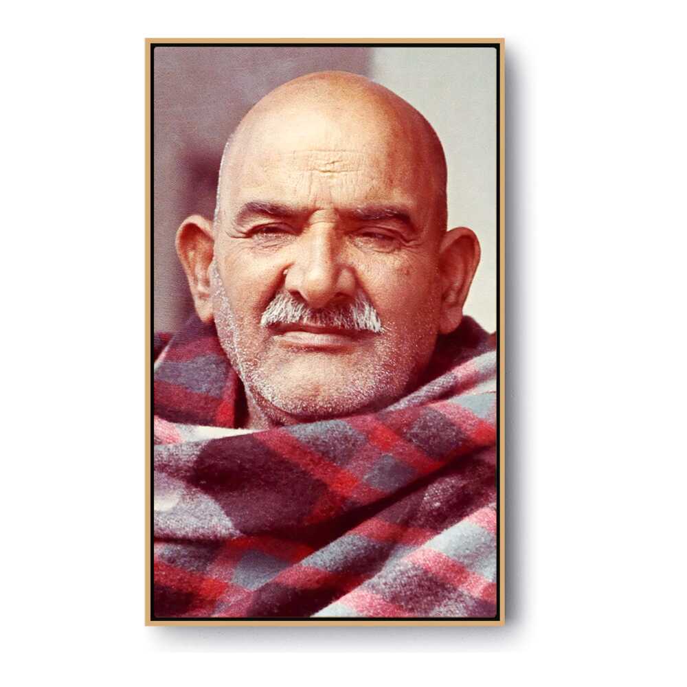 Portrait Of Neem Karoli Baba - FLOATING FRAME