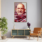 Picasoul - Artist - Portrait Of Neem Karoli Baba - FLOATING FRAME