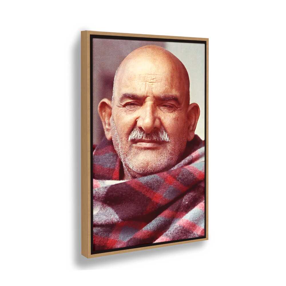 Portrait Of Neem Karoli Baba - FLOATING FRAME