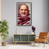 Picasoul - Artist - Portrait Of Neem Karoli Baba - WALL MOUNT FRAME