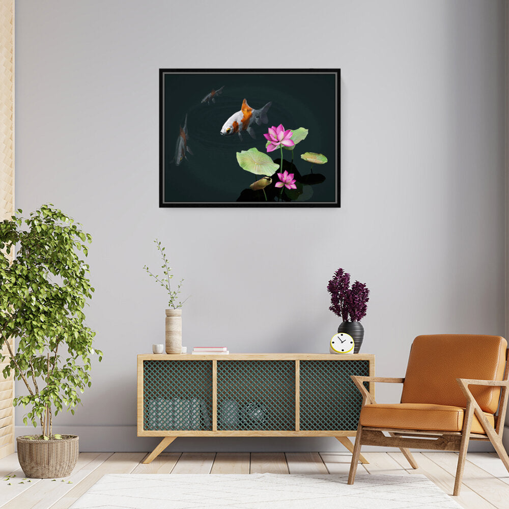 A Tranquil Garden - FLOATING FRAME