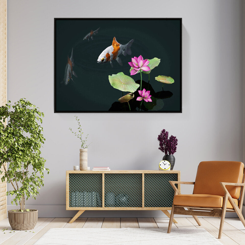 A Tranquil Garden - FLOATING FRAME