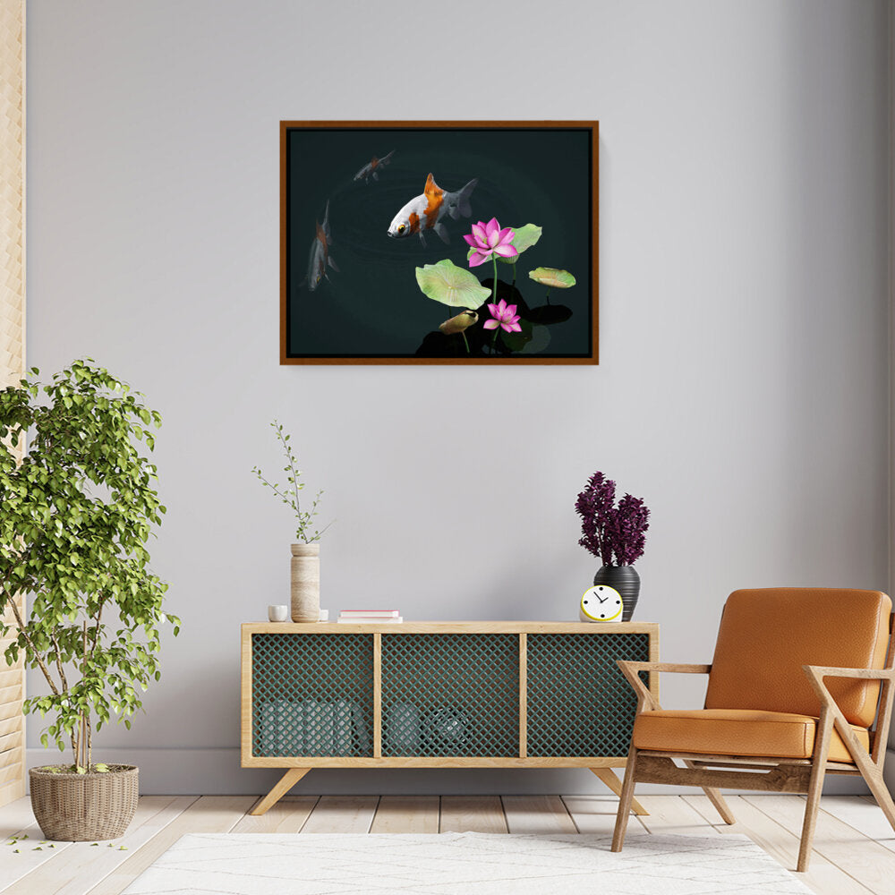 A Tranquil Garden - FLOATING FRAME