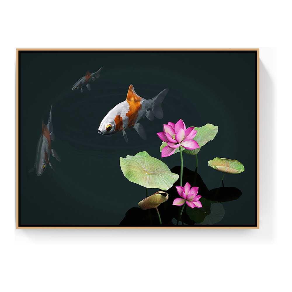 A Tranquil Garden - FLOATING FRAME