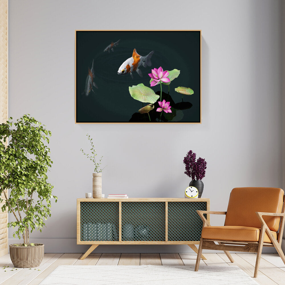 A Tranquil Garden - FLOATING FRAME