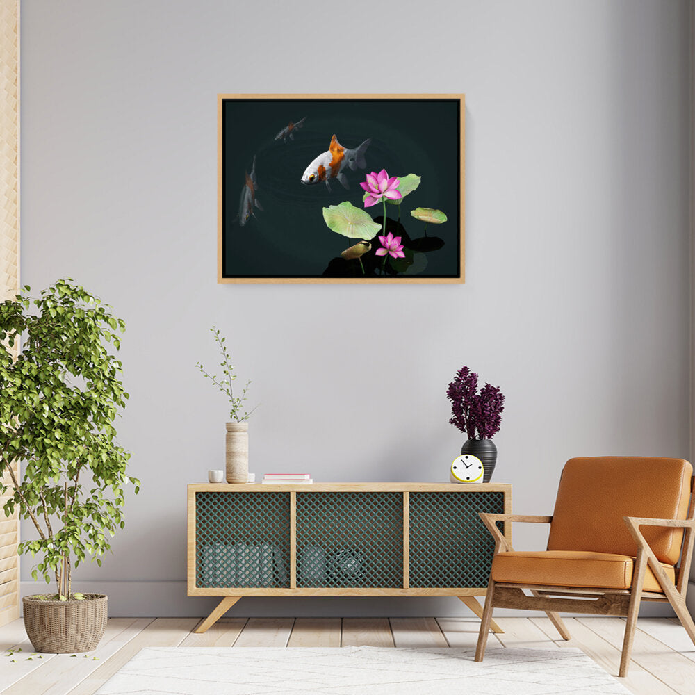 A Tranquil Garden - FLOATING FRAME