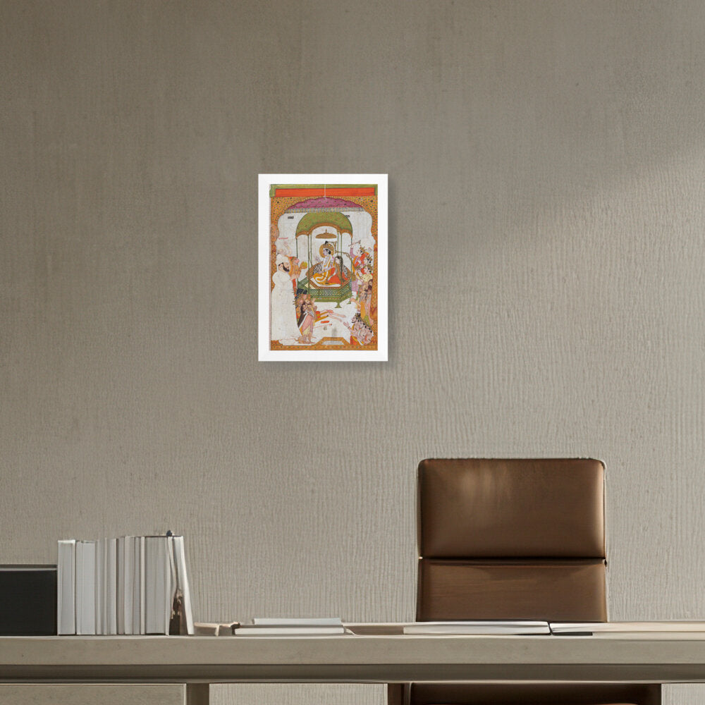 Rama And Sita - Framed Canvas
