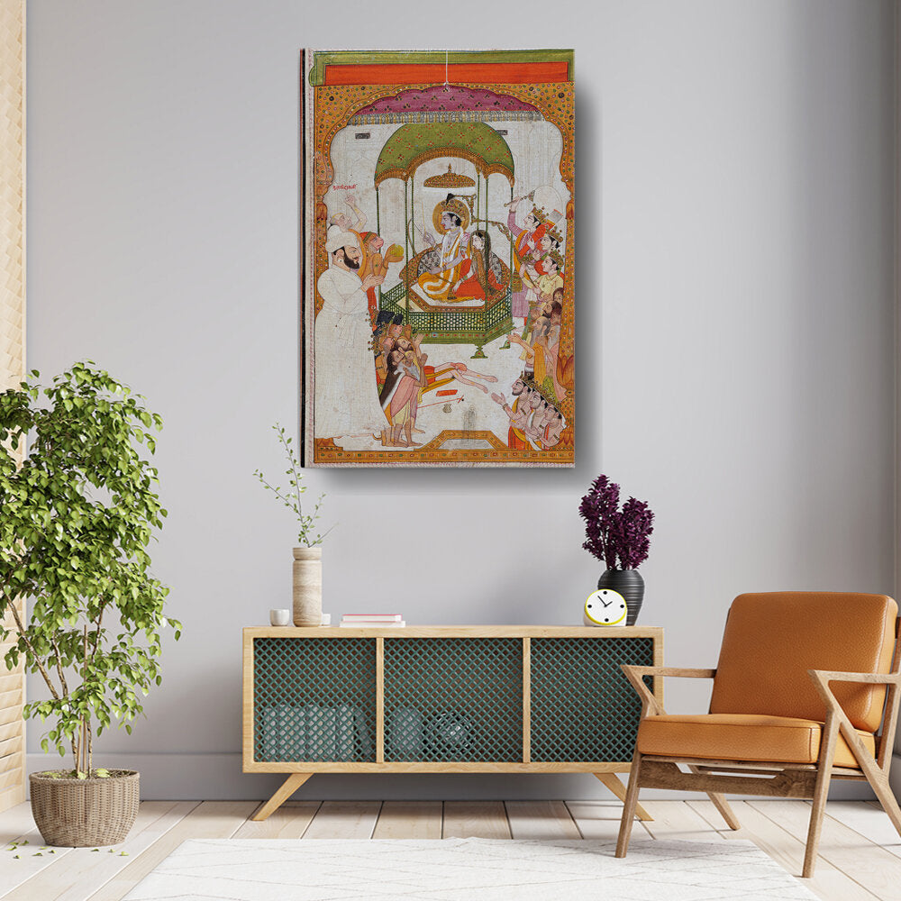 Rama And Sita - Wall Canvas