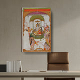 Picasoul - Artist - Rama And Sita - Wall Canvas