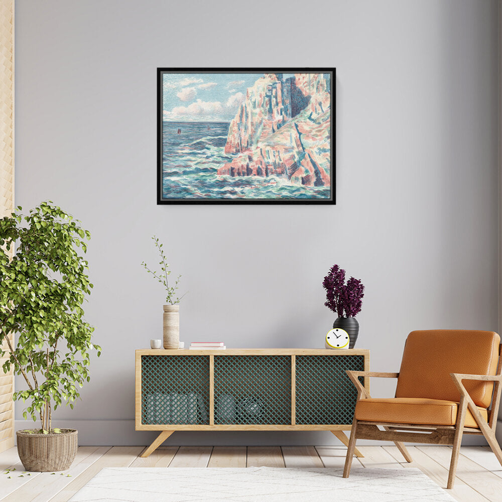 The Sea At Camaret - FLOATING FRAME