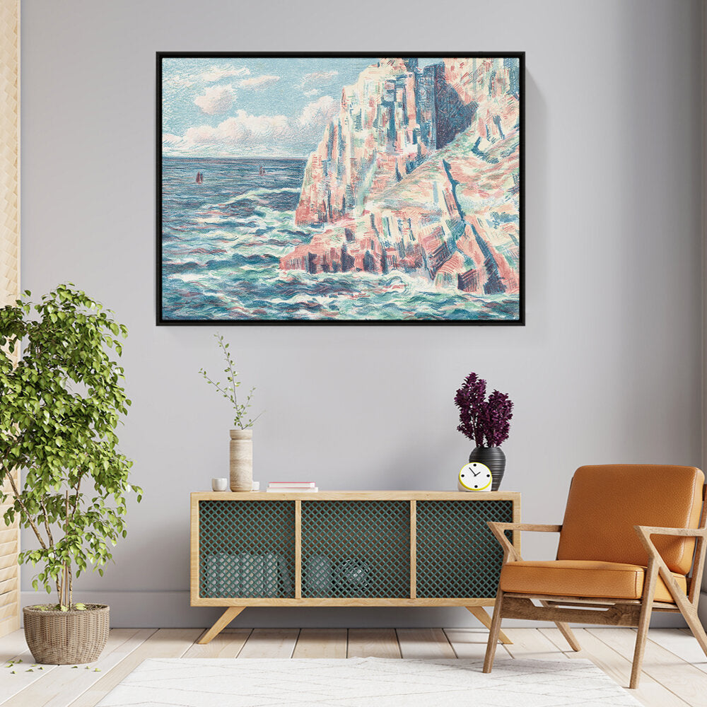 The Sea At Camaret - FLOATING FRAME