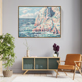 The Sea At Camaret - FLOATING FRAME