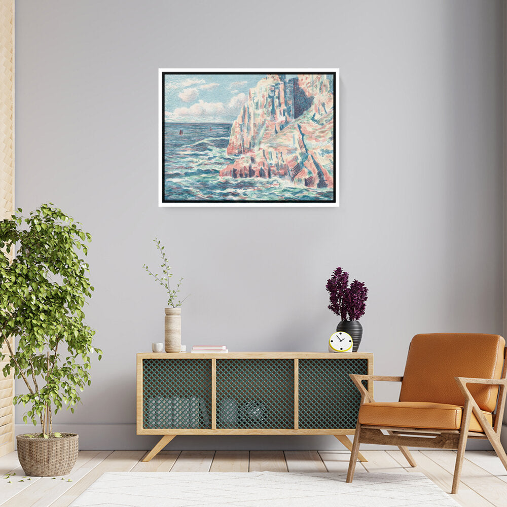 The Sea At Camaret - FLOATING FRAME