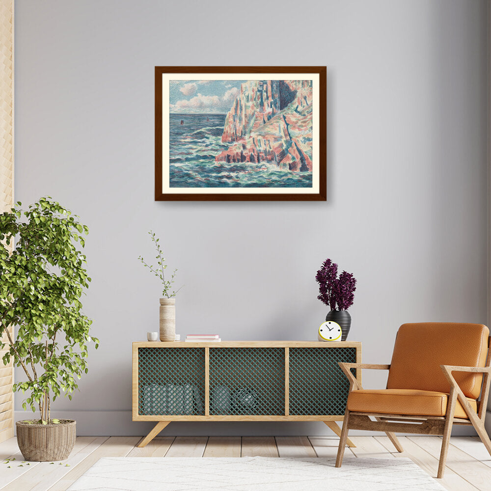 The Sea At Camaret - WALL MOUNT FRAME