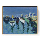 Holiday On The Hudson - FLOATING FRAME