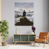 Wanderer Above The Sea Of Fog - Acrylic Wall Photo