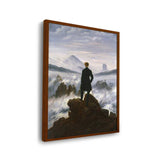 Wanderer Above The Sea Of Fog - Framed Canvas