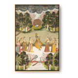 Krishna Playing The Flute - FLOATING FRAME