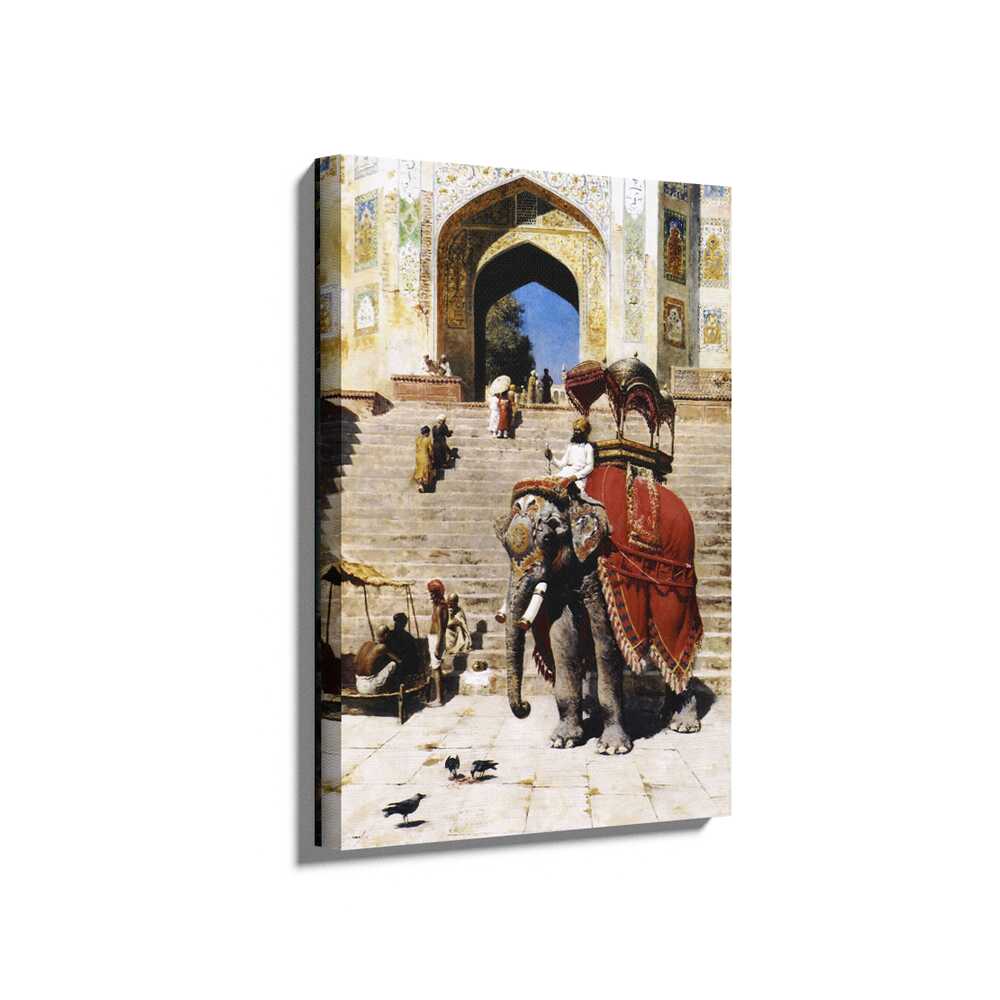 Picasoul - Picasoul Curated - Royal Elephant At The Gateway - Wall Decor