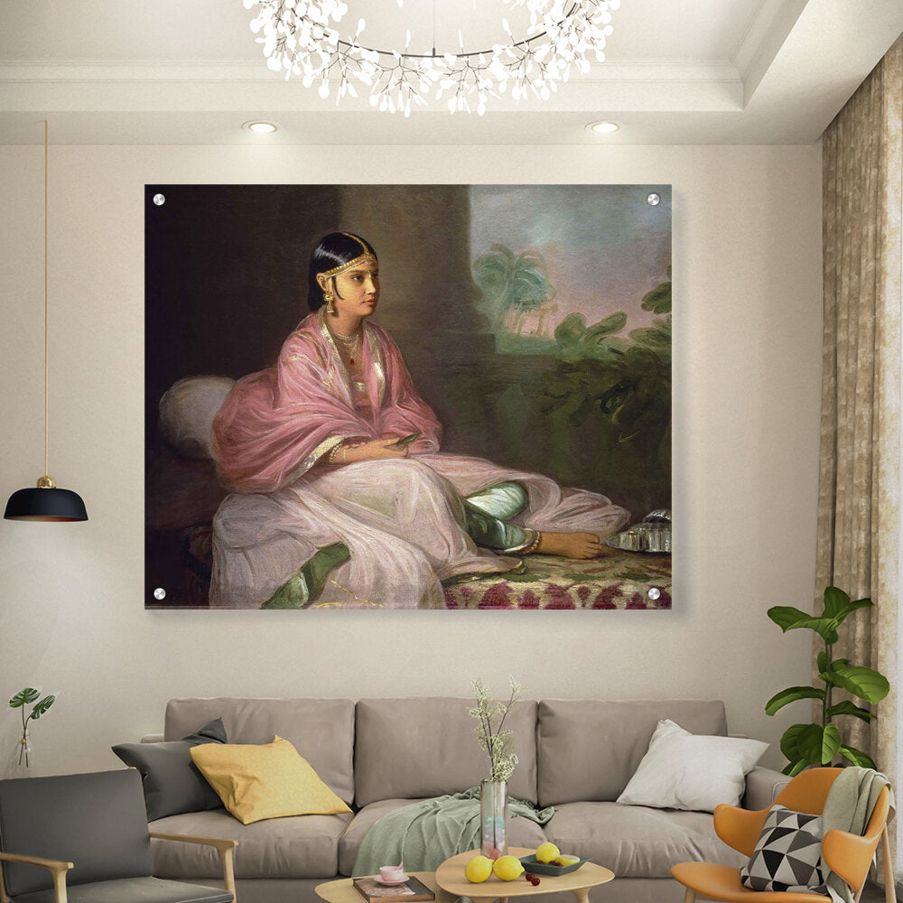 Indian Bibi Jemdanee - Acrylic Wall Photo