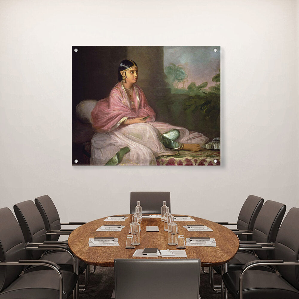 Indian Bibi Jemdanee - Acrylic Wall Photo