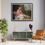 Indian Bibi Jemdanee - WALL MOUNT FRAME