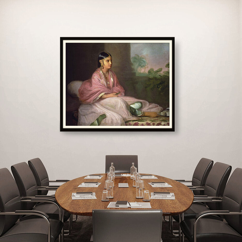 Indian Bibi Jemdanee - WALL MOUNT FRAME