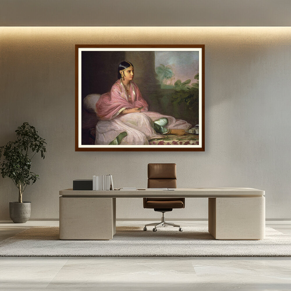 Indian Bibi Jemdanee - WALL MOUNT FRAME