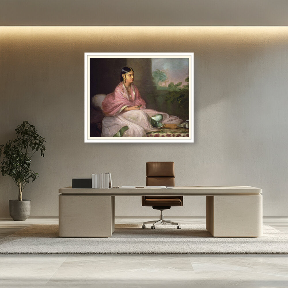 Indian Bibi Jemdanee - WALL MOUNT FRAME