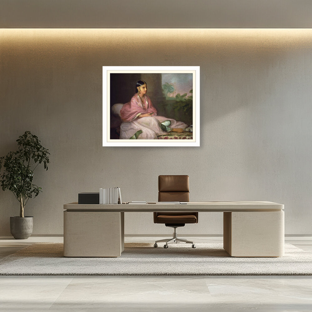 Indian Bibi Jemdanee - WALL MOUNT FRAME