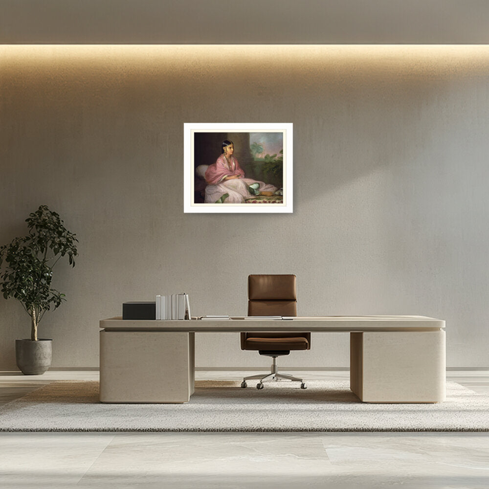 Indian Bibi Jemdanee - WALL MOUNT FRAME