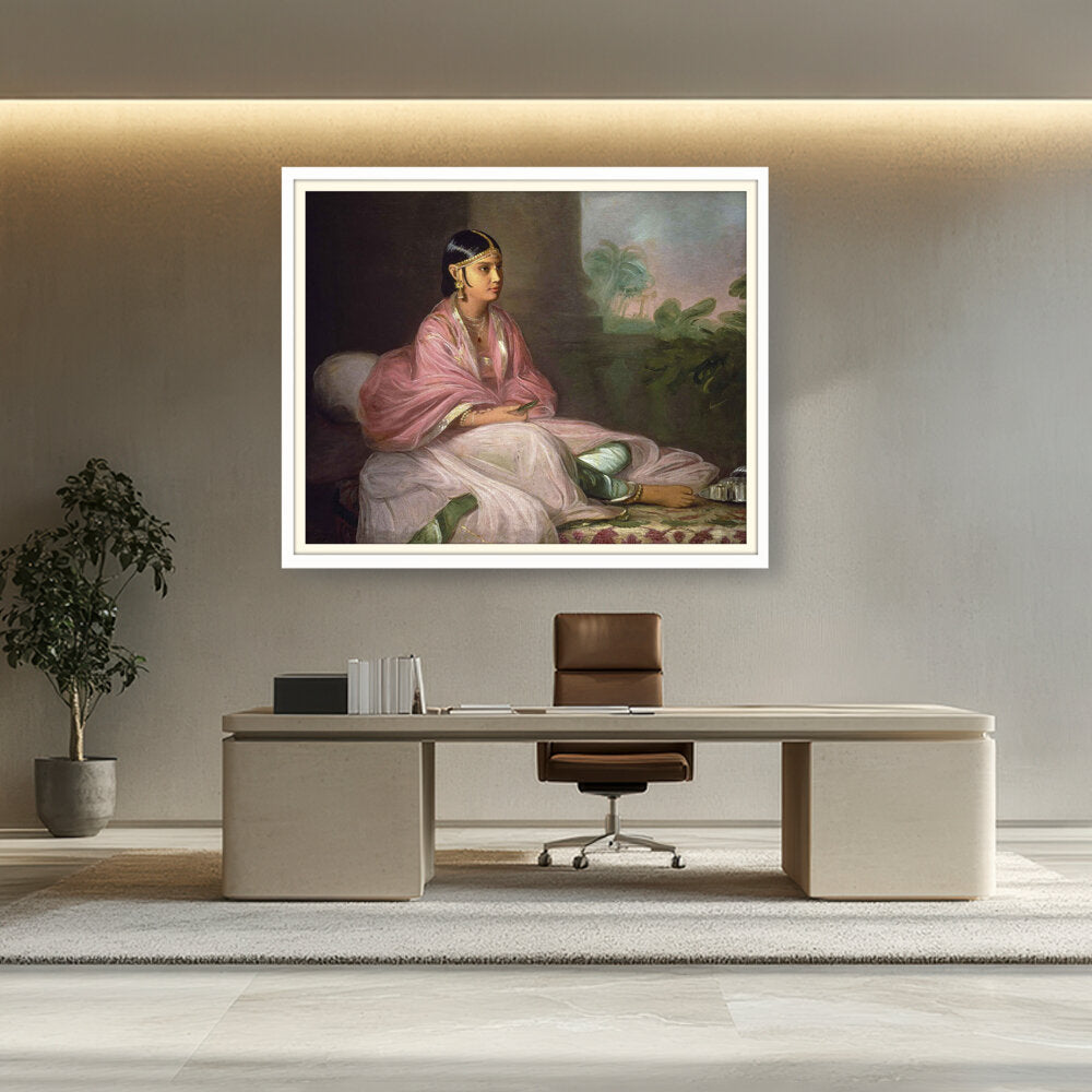 Indian Bibi Jemdanee - WALL MOUNT FRAME