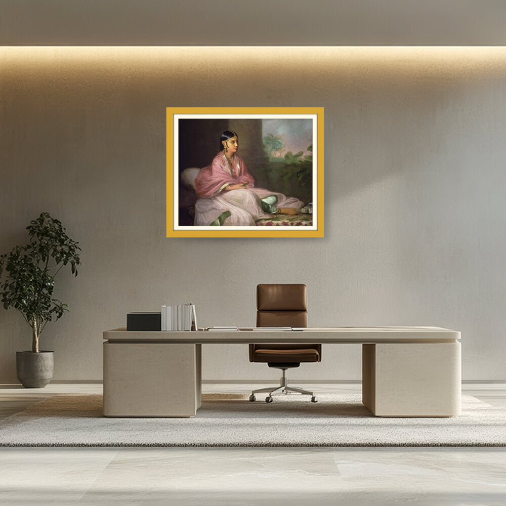 Indian Bibi Jemdanee - WALL MOUNT FRAME