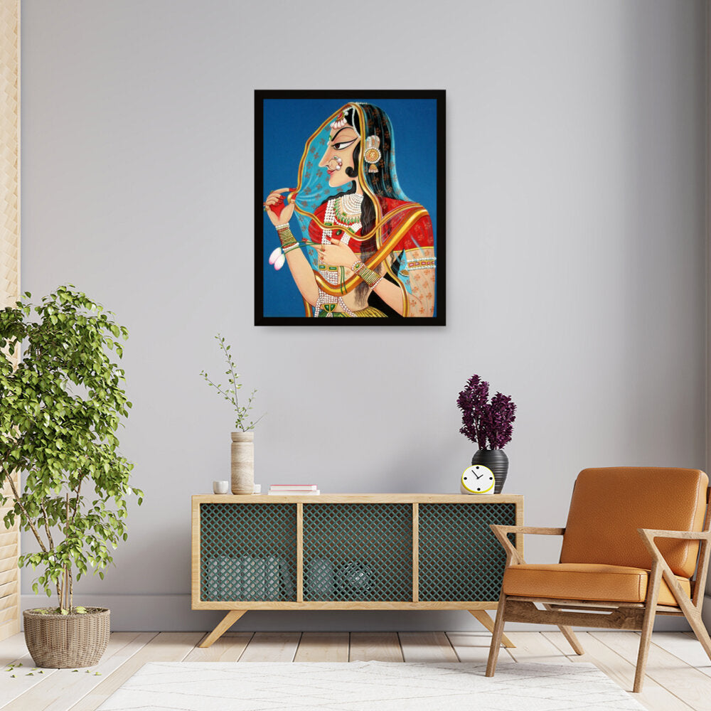 Bani Thani - Framed Canvas