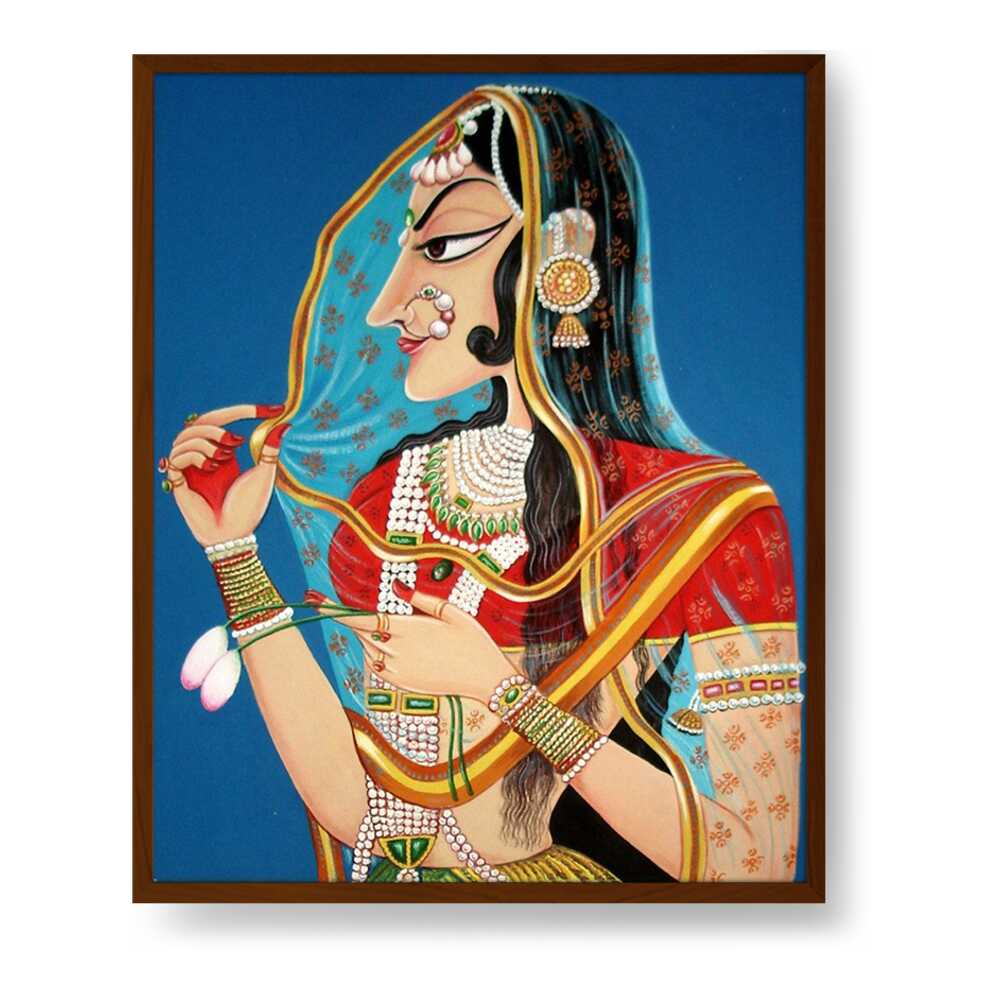 Bani Thani - Framed Canvas