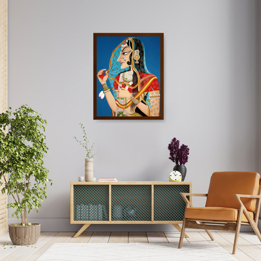 Bani Thani - Framed Canvas