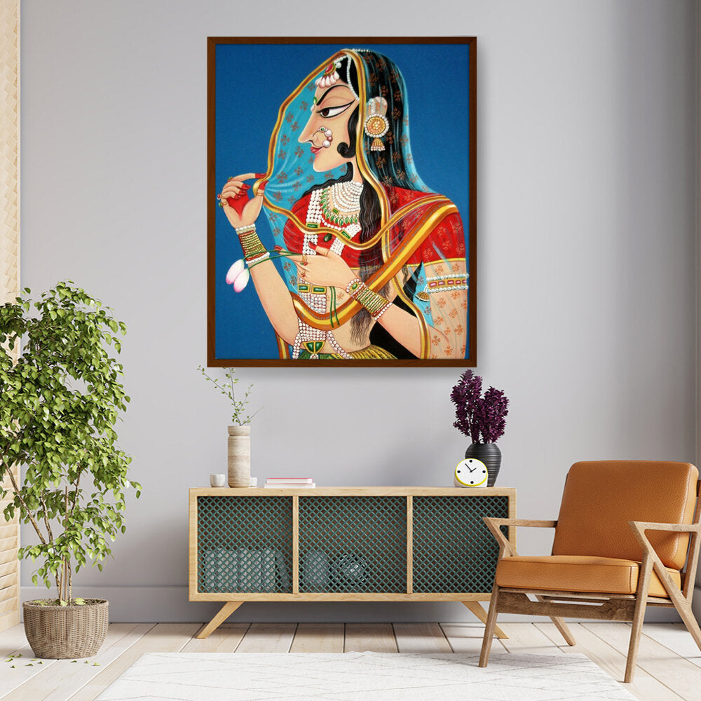 Bani Thani - Framed Canvas