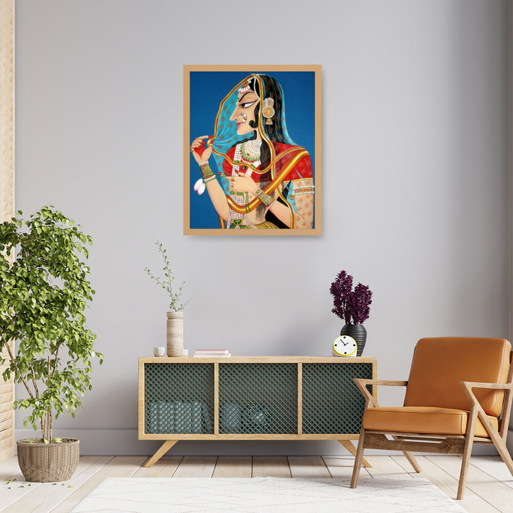 Bani Thani - Framed Canvas