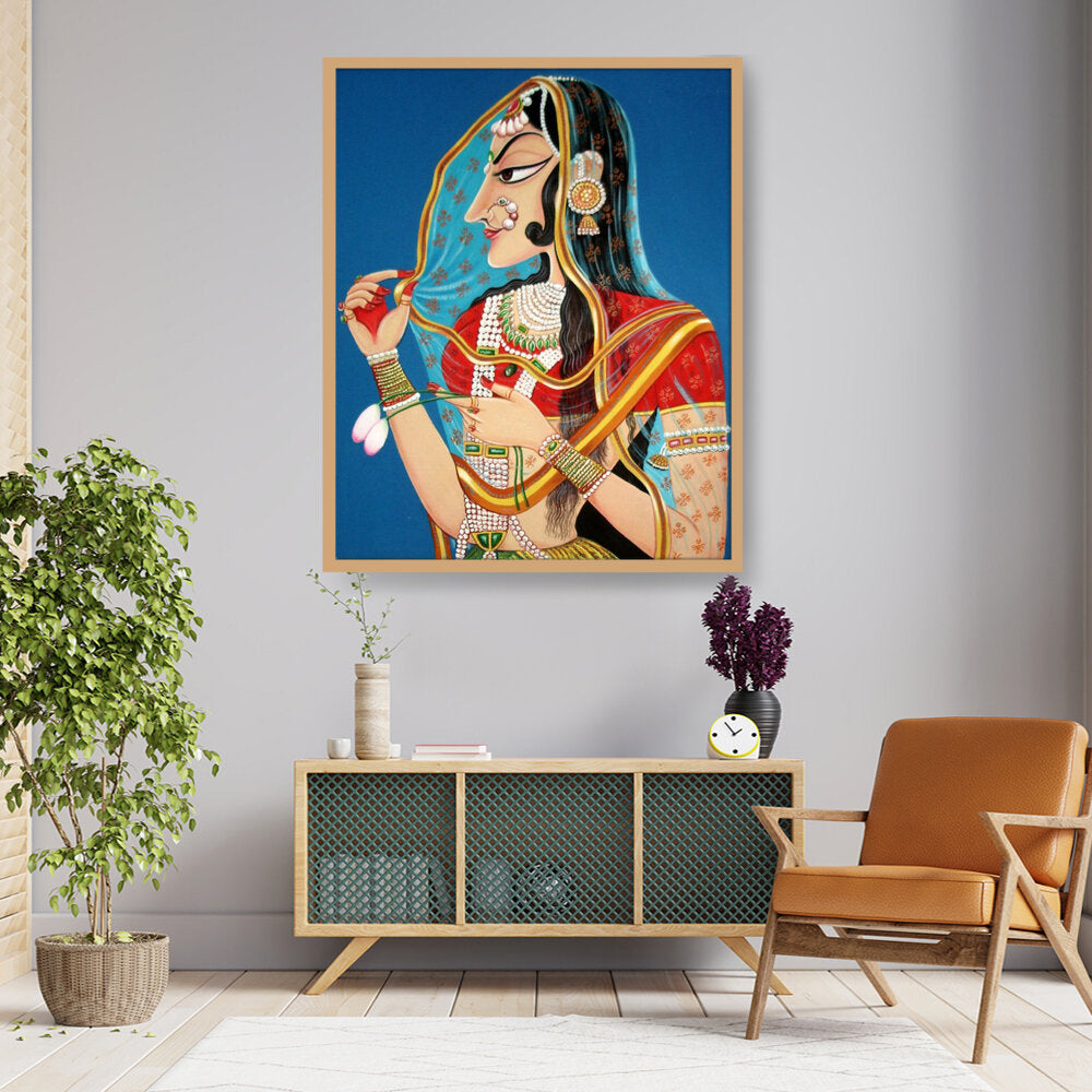 Bani Thani - Framed Canvas